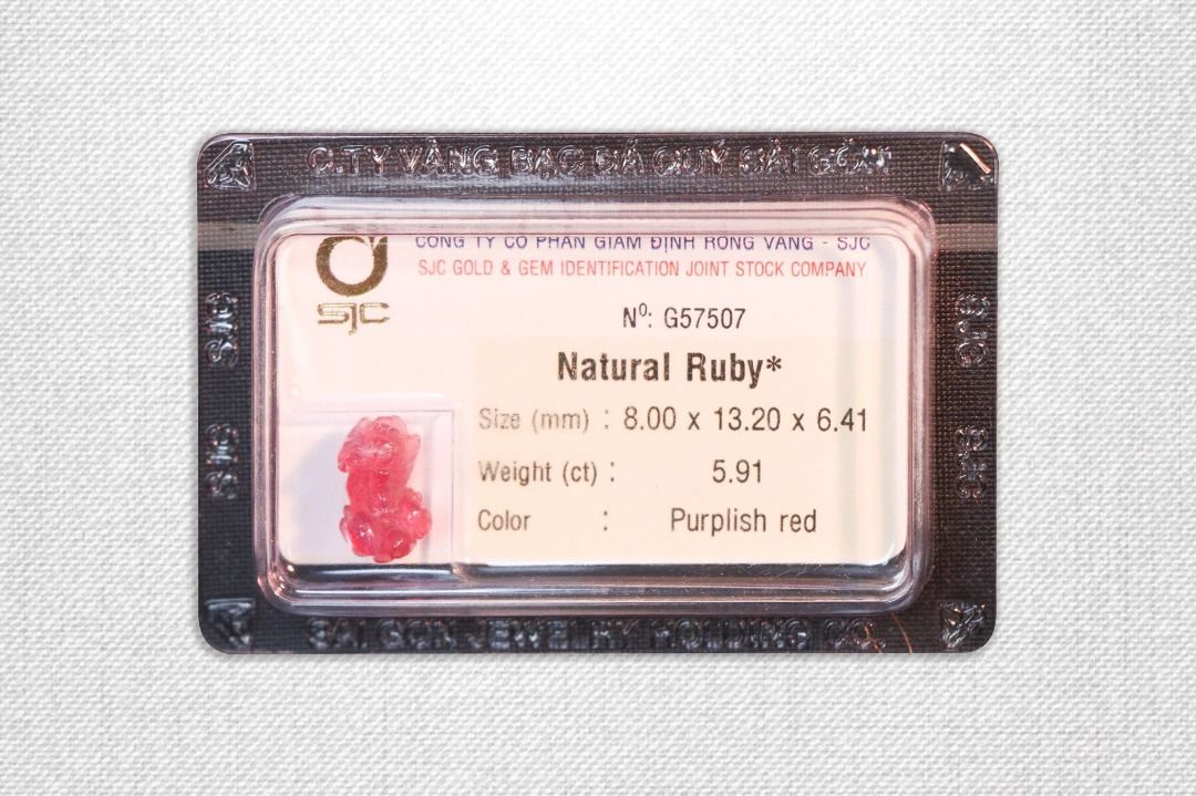 Natural Red Ruby Feng Shui Wealthy Good Luck Attract Pixiu 57507, Women ...