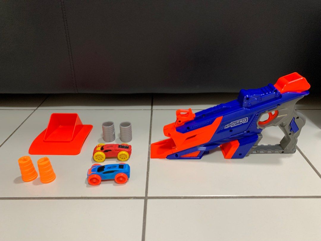 Nerf Nitro Longshot Smash Hobbies Toys Toys Games on Carousell