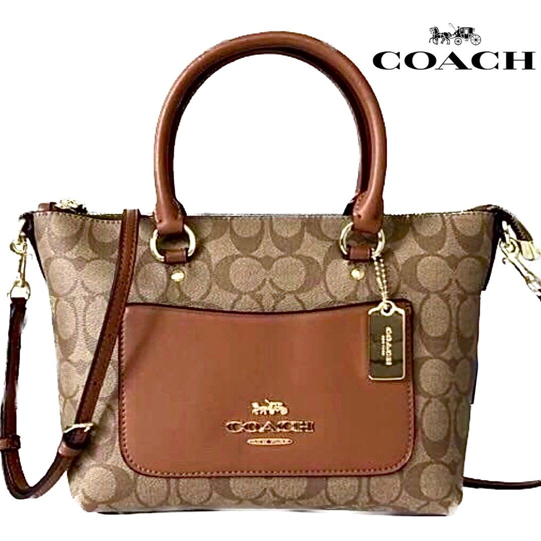 Coach emma top satchel size