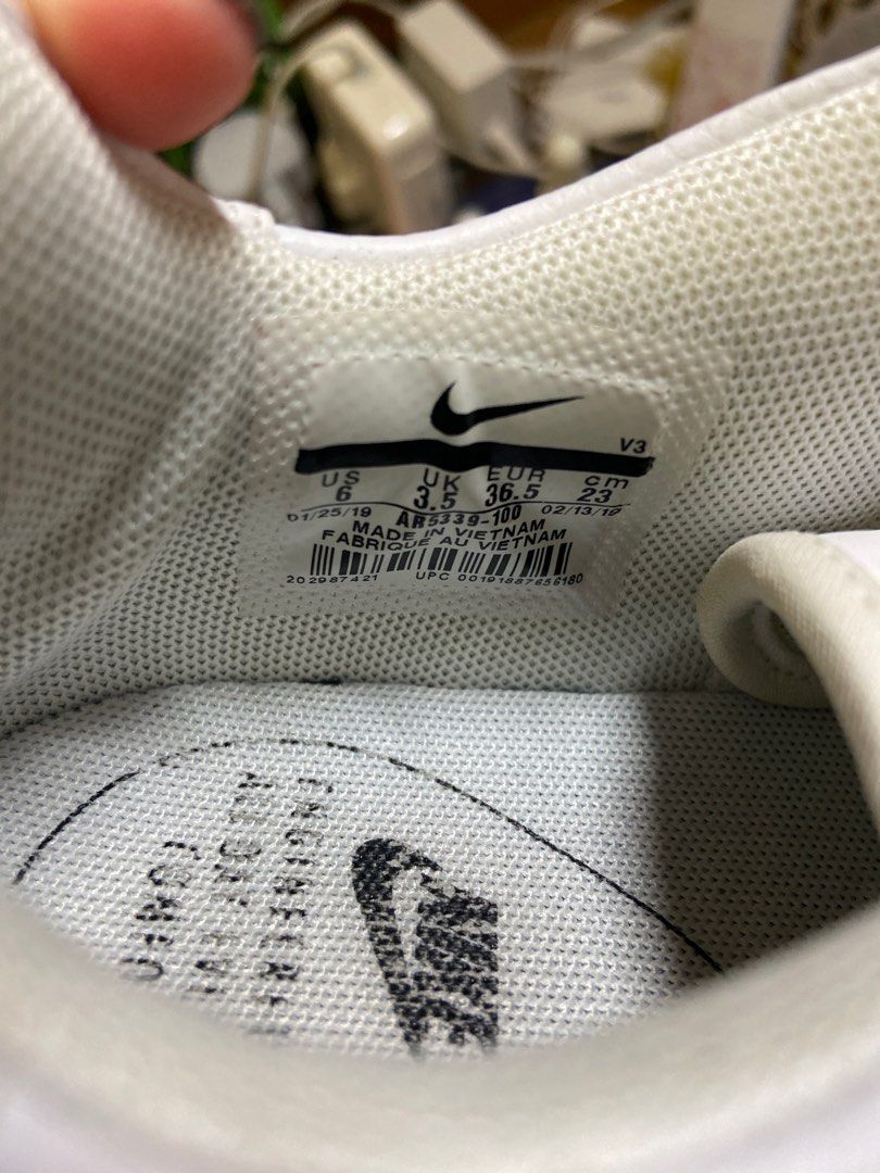 Nike Air Force 1 White Sage Low Triple White Women s Fashion