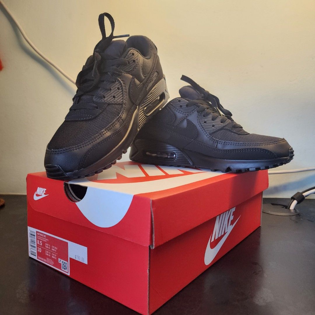 Nike Air Max 90 men black Men s Fashion Footwear Sneakers on