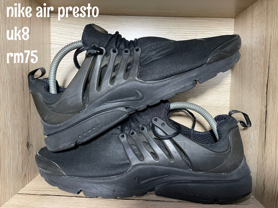Nike air presto essential trainer triple black online