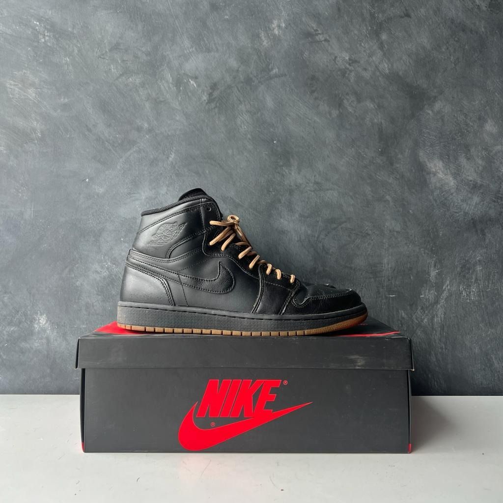 Nike AJ1 High Black Gum Men s Fashion Footwear Sneakers on