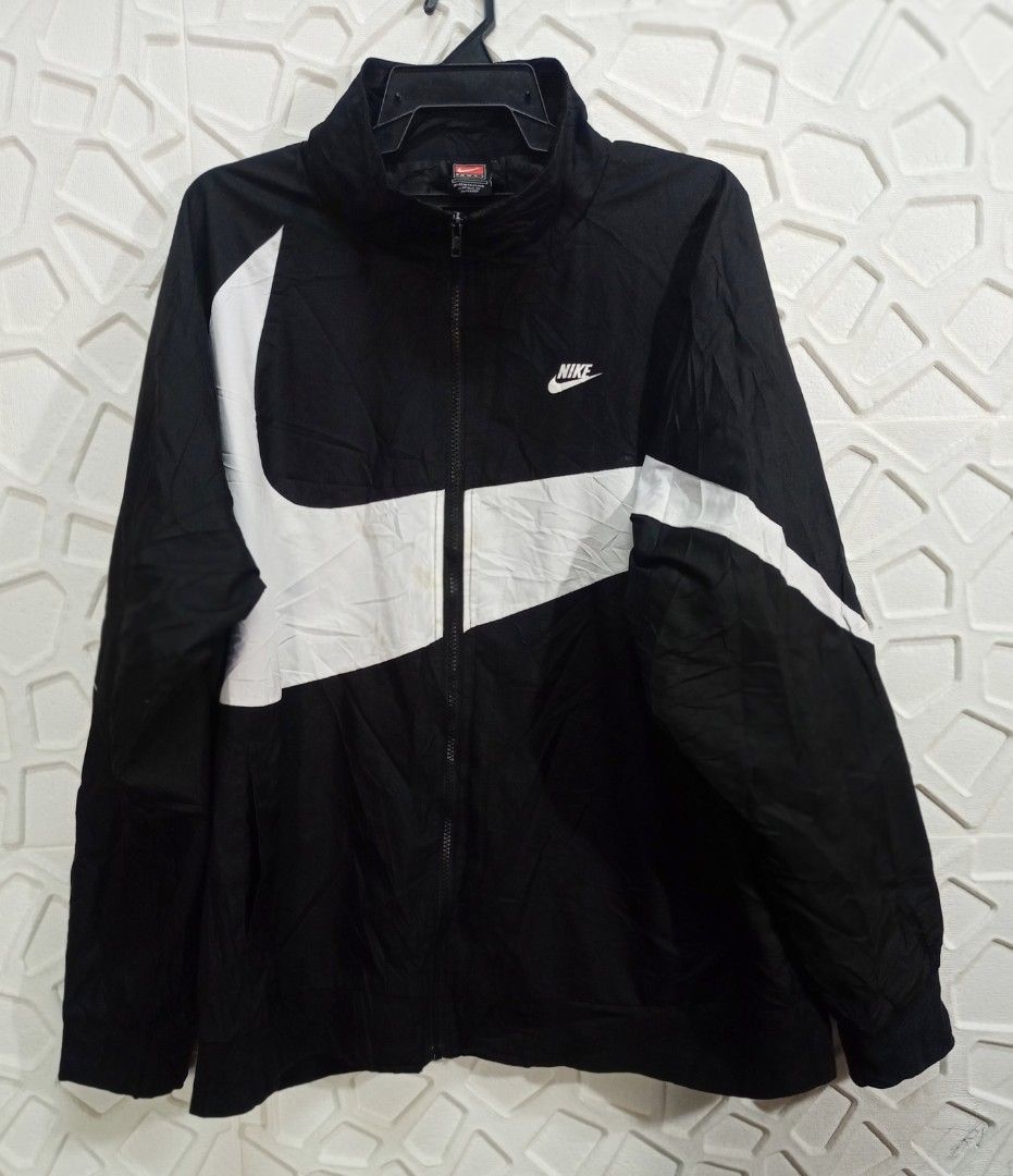 Nike big Swoosh Windbreaker Men s Fashion Coats Jackets and