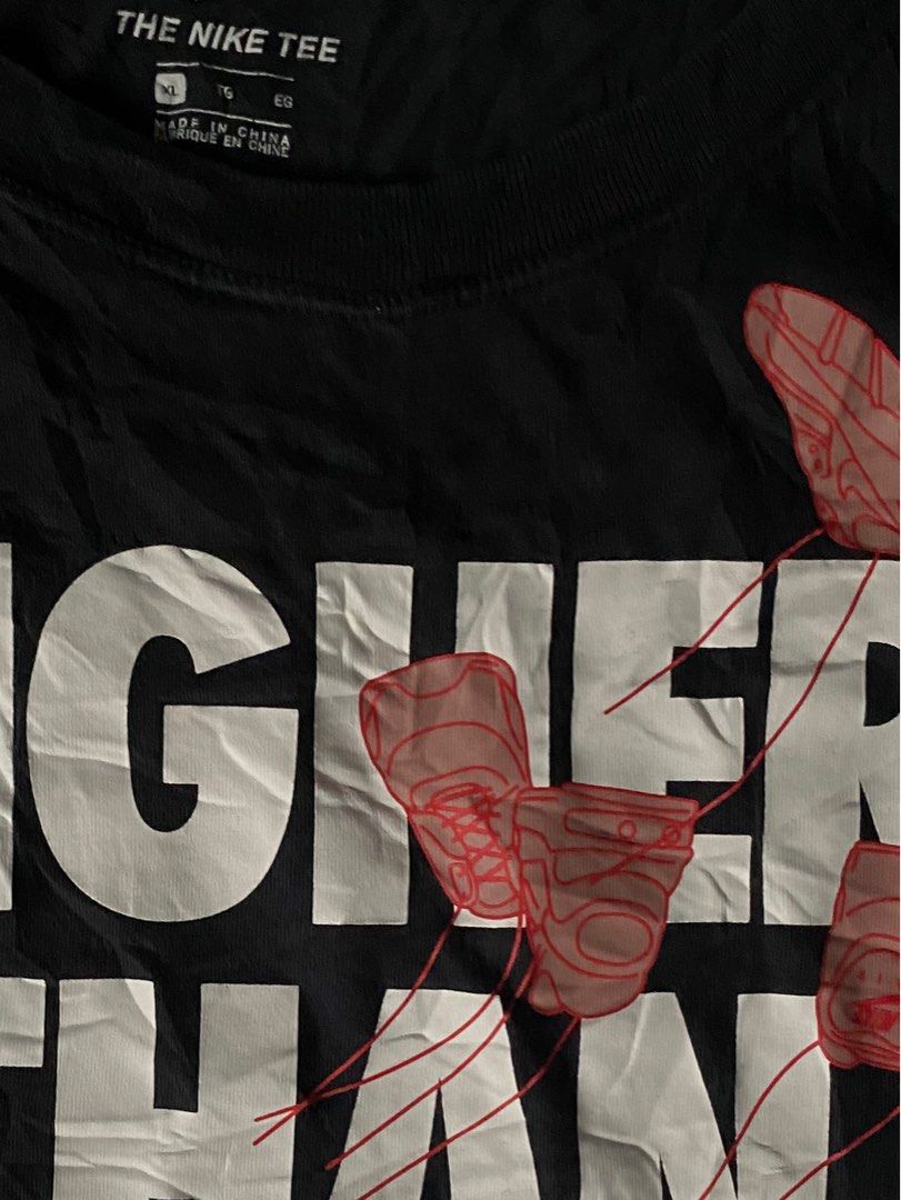 Higher than air nike shirt store