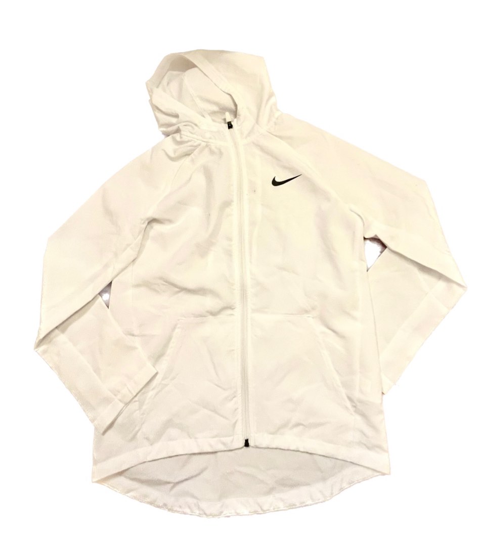 White and red nike jacket sales