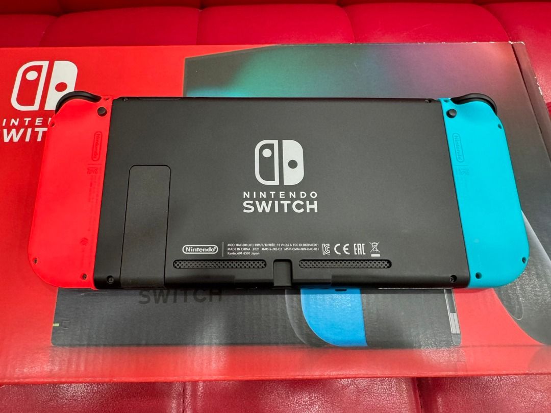 艾爾巴二手】Nintendo Switch 電力加強版HAC-001(-01)紅藍#二手遊戲機