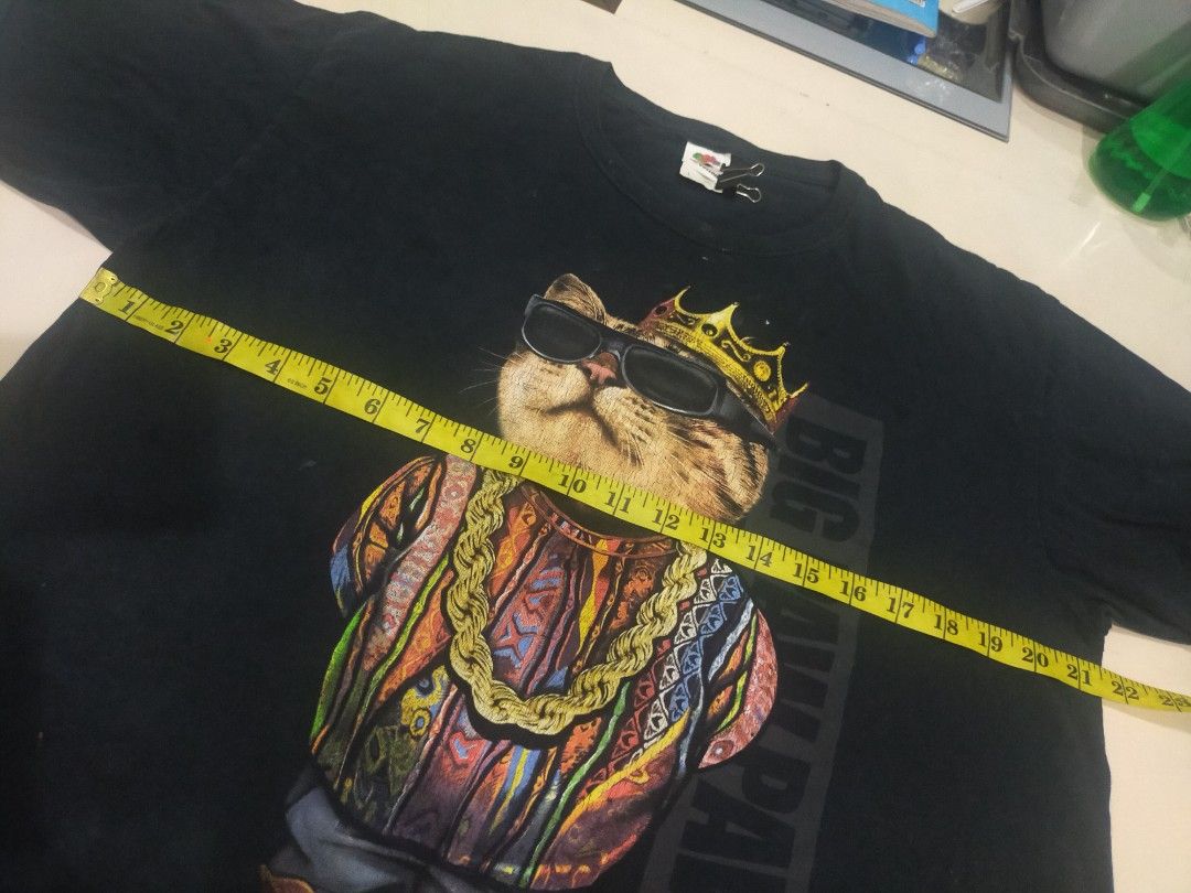 Notorious big cat shirt Men s Fashion Tops Sets Tshirts