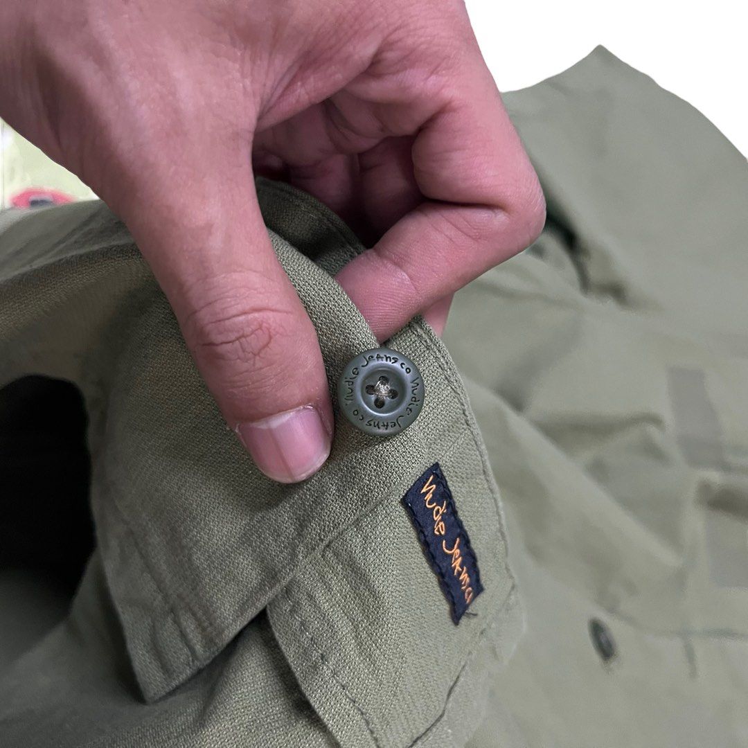 Nudie Jeans Svante Army Shirt Men s Fashion Tops Sets Tshirts