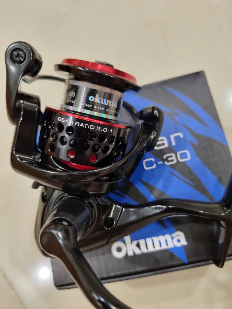 Okuma Ceymar C-30 Spinning Reel, Sports Equipment, Fishing on