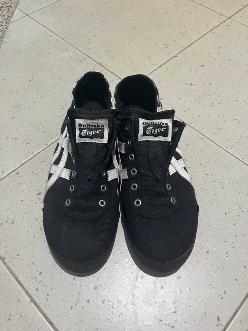 Onitsuka Tiger Slip On Black Women s Fashion Footwear Sneakers