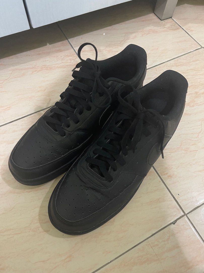 Orig Nike Court Legacy Low All Black Men #39 s Fashion Footwear Sneakers