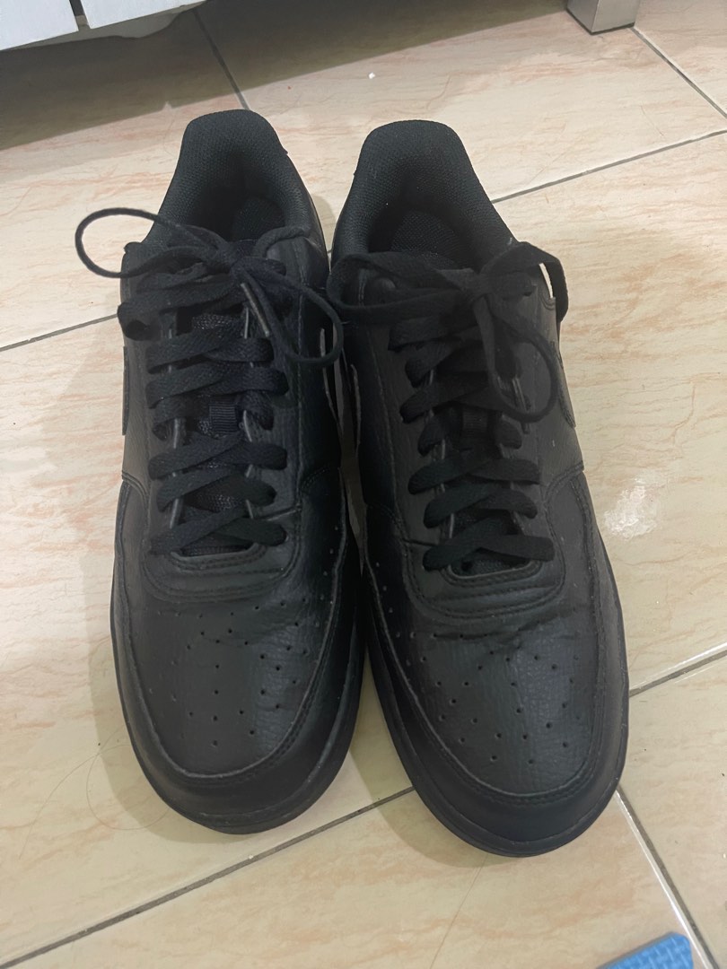 Orig Nike Court Legacy Low All Black Men #39 s Fashion Footwear Sneakers