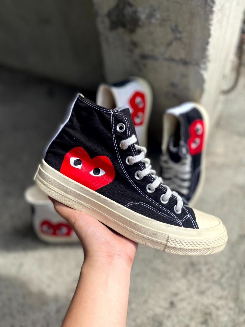 Play Comme Des Garçons x Converse Chuck Taylor All Star '70 High (Black)