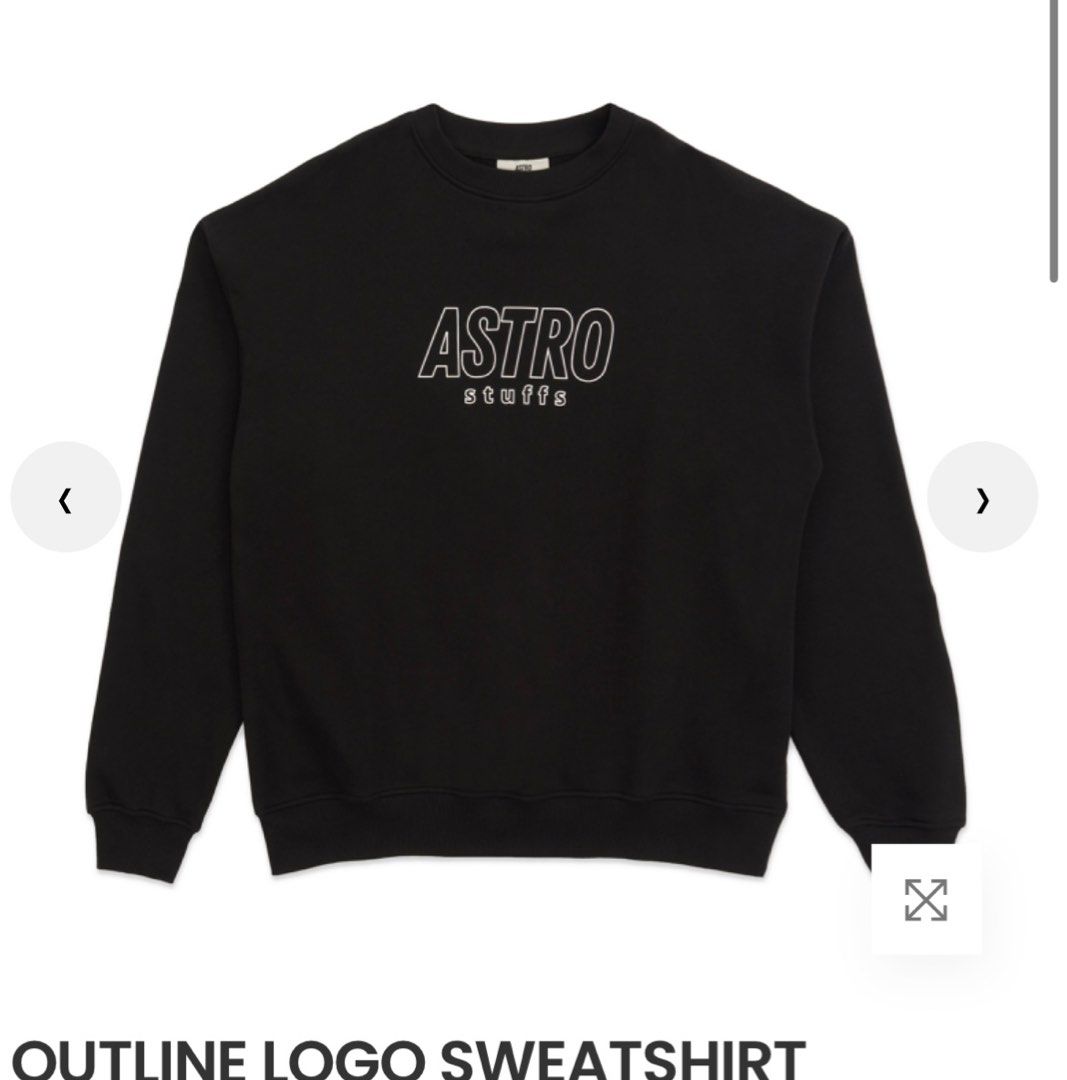 Astro stuffs SWEATER bright 2gether 泰國人氣男星Bright 品牌Astro Stuffs OUTLINE LOGO SWEATSHIRT 24⁄10