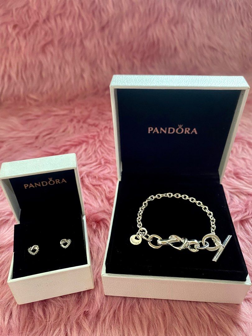 Pandora heart knot bracelet discount
