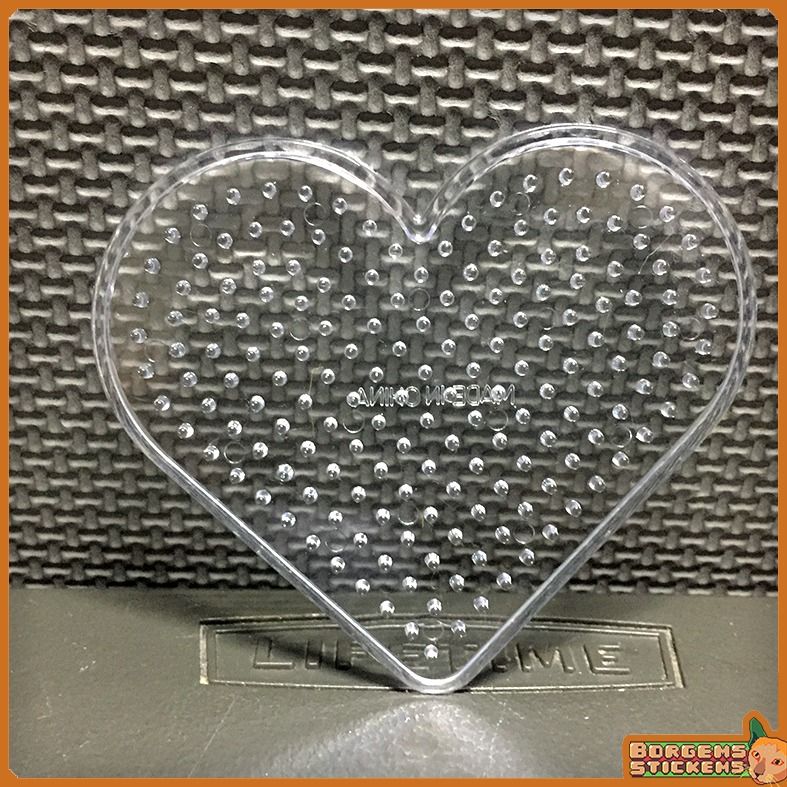 Perler Beads Peg Board 5mm Square Interlock / Circle / Heart / Star set ...