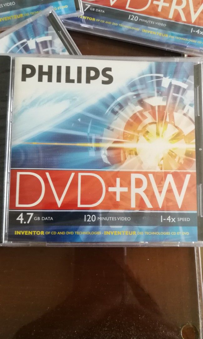Philips DVD+RW Disc, Hobbies & Toys, Music & Media, CDs & DVDs on Carousell