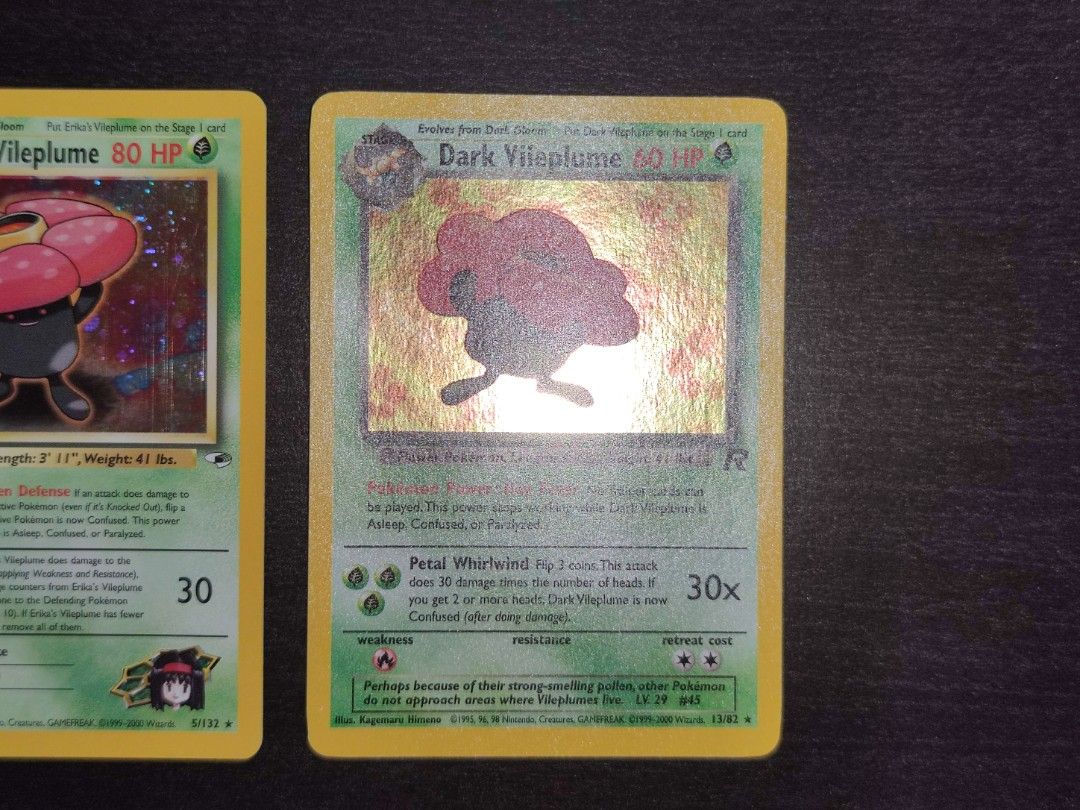 dark vileplume pokemon card value (13) Hay Fever 1997 Pokemon Team Rocket Japanese