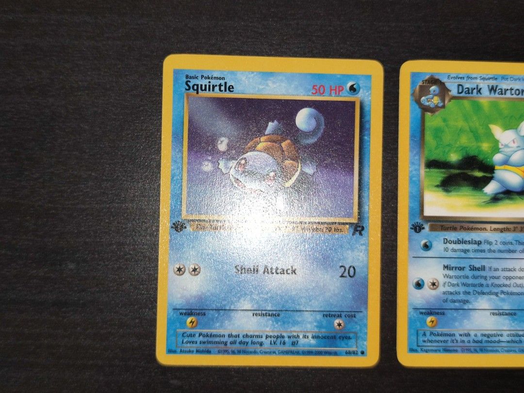 Pokemon Squirtle & Dark Wartortle 1st Edition Set, Hobbies & Toys, Toys & Games on Carousell Pokemon Squirtle & Dark Wartortle 1st Edition Set, Hobbies & Toys, Toys & Games on Carousell