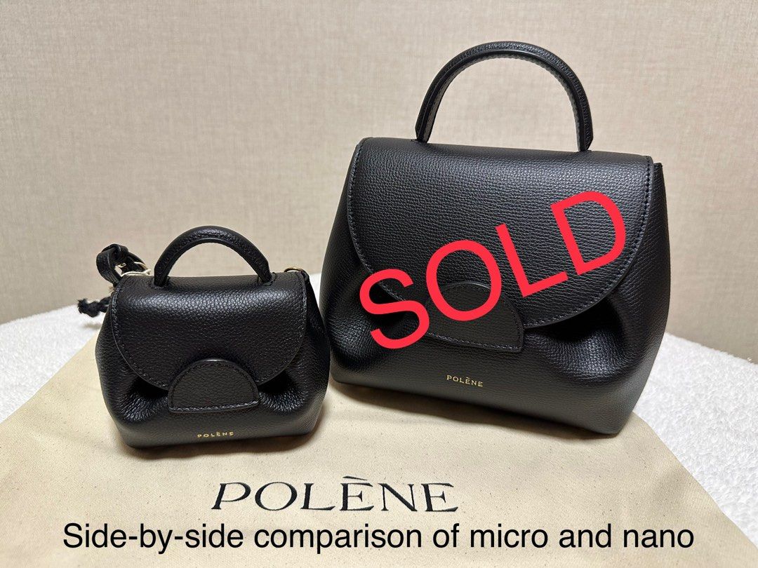 Polene Un Micro in Black (Category: Luxury Bags & Wallets) located in Dipolog. Submitted by srucloset (Listing ID 1259331655, Image 3). Description: Polene Un Micro in Black -Brand new -Fresh from Paris -Italian full grain calf leather -100% cotton lining -With dust bag and paper bag -box is still in transit via sea cargo as it wouldn’t fit in our luggages anymore. Will send box when it arrives here in the PH :).