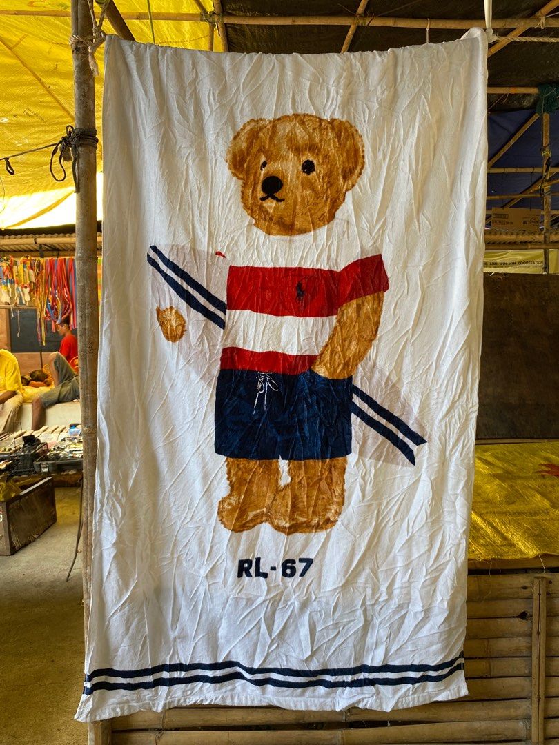 POLO RALPH LAUREN POLO BEAR RL 67 BEACH TOWEL Furniture Home