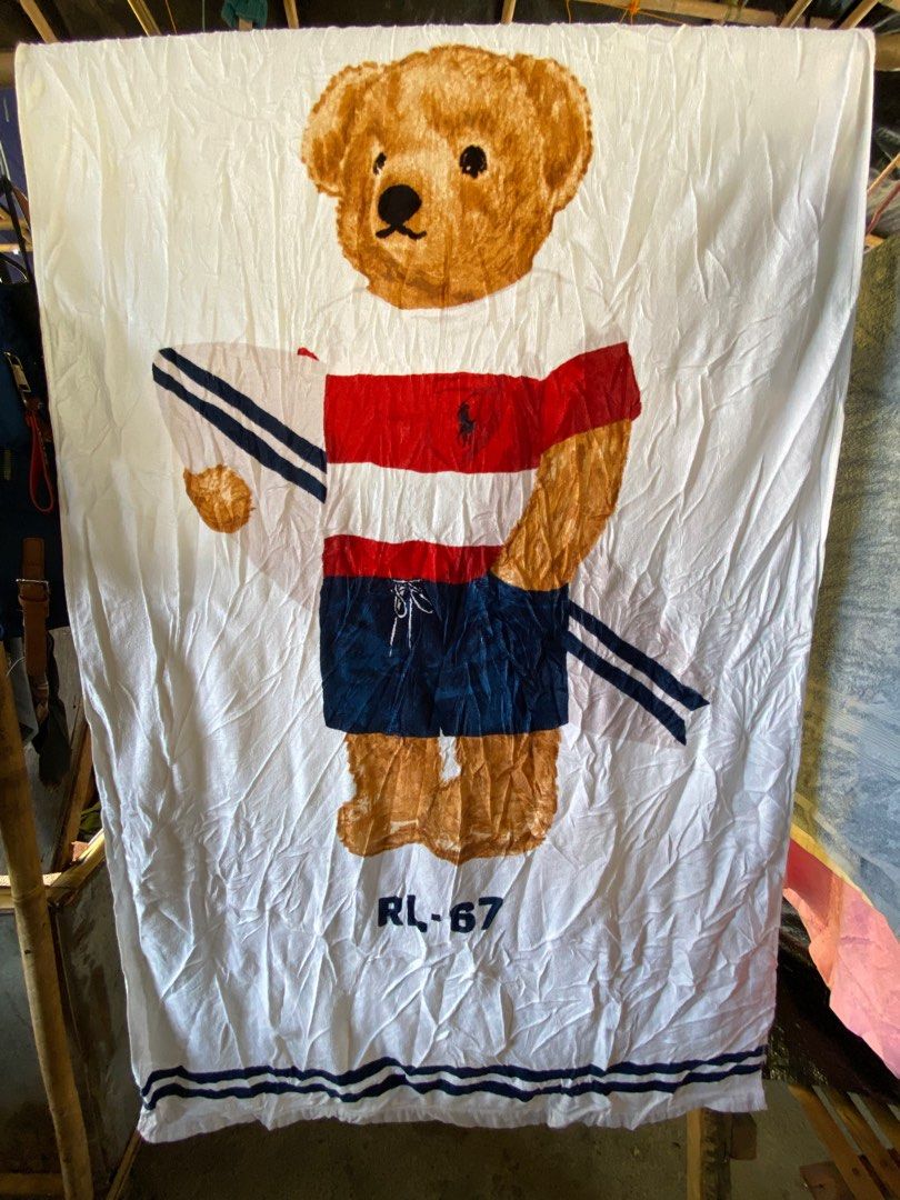 POLO RALPH LAUREN POLO BEAR RL 67 BEACH TOWEL Furniture Home
