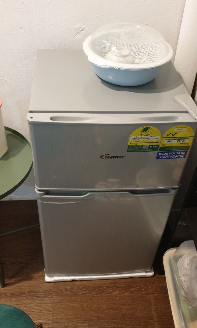 Powerpac 2 door Mini Bar Fridge with Freezer 71L (PPF85), TV & Home