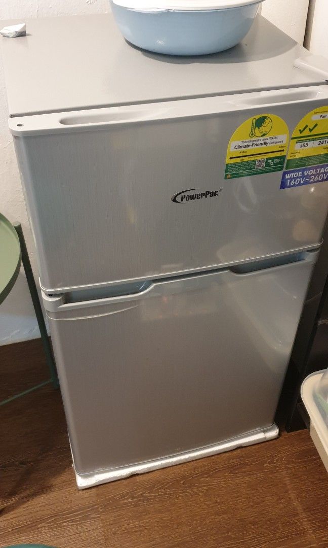 Powerpac 2 door Mini Bar Fridge with Freezer 71L (PPF85), TV & Home