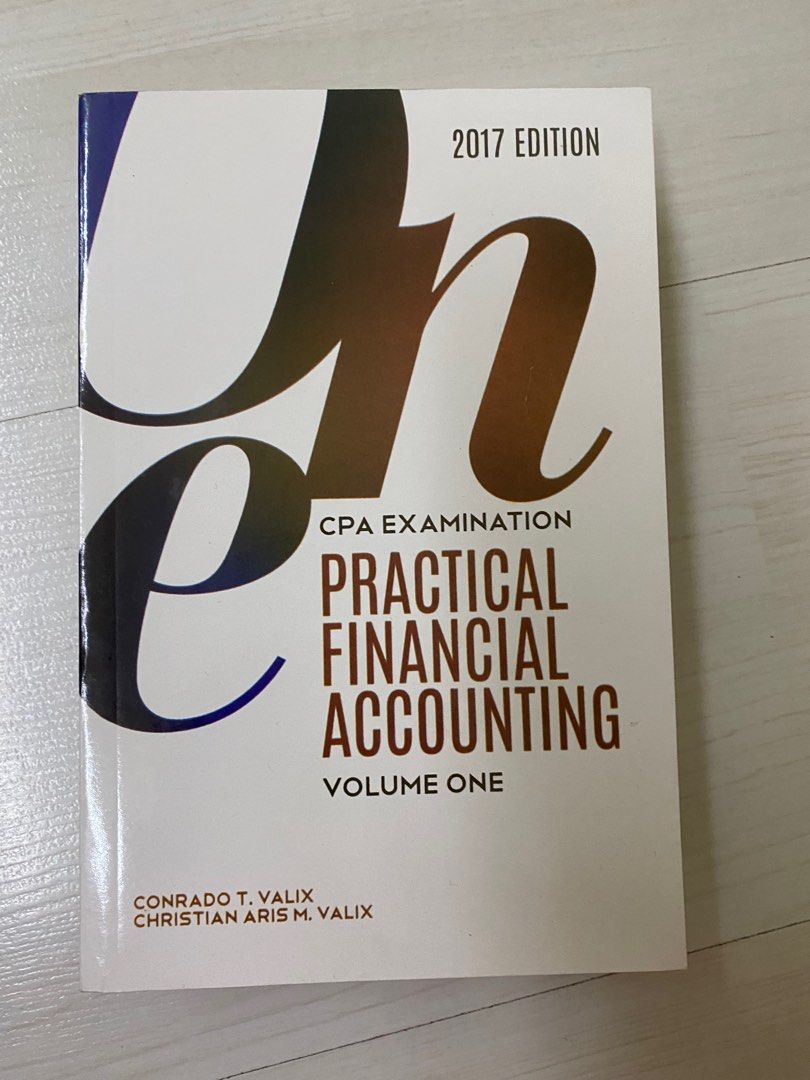Practical Financial Accounting Volume 1 by Valix (2017 Edition) (Category: Textbooks) located in Quezon City. Submitted by thrifteeefinds (Listing ID 1259336183, Image 1). Description: ✅ Good for additional exercises for undergrad studies or CPA review ✅ Barely used if at all - minimal to no pen or highlight marks 📍Located in QC 💰Gcash only .