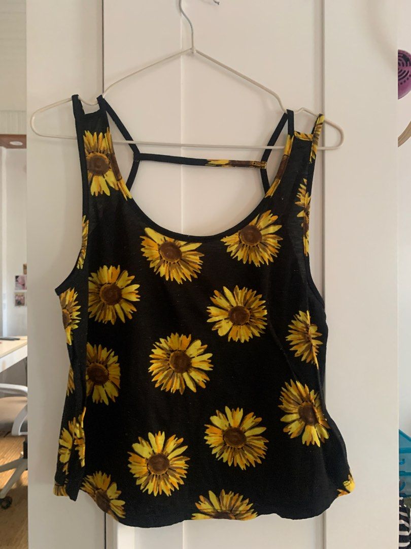 Sunflower tank top forever 21 sales