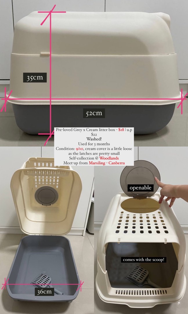 Preloved litter boxes for sale!, Pet Supplies, Homes & Other Pet