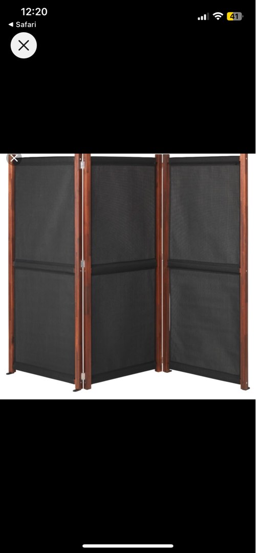 Privacy screen ikea (slatto), Furniture & Home Living, Outdoor