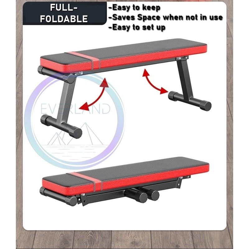 PROMO Foldable Workout Bench Gym Chair Bench Cardio Exercise, Sports