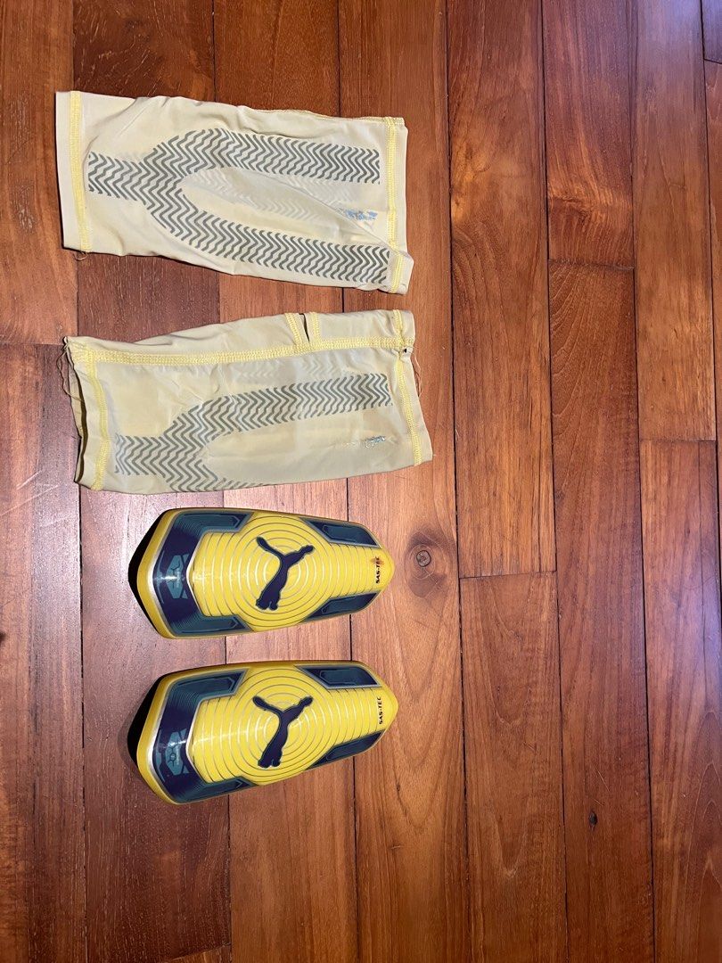 Puma shin guards with sleeve Evopower 1