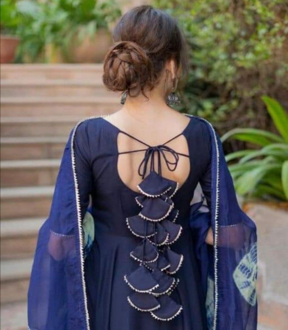 Backless punjabi suits cheap