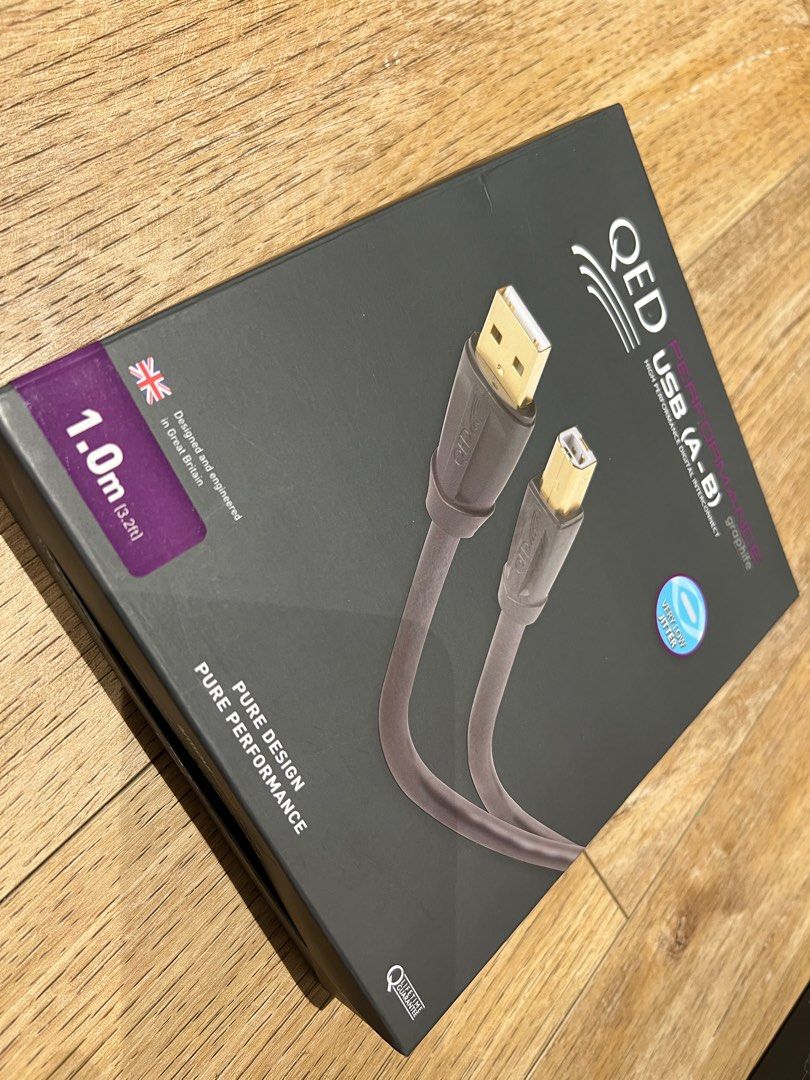 QED performance graphite USB cable, Audio, Other Audio Equipment on ...