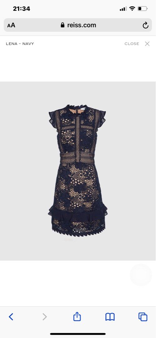 REISS Lena Fitted Lace Dress Navy, Women's Fashion, Dresses & Sets, Dresses on Carousell REISS Lena Fitted Lace Dress Navy, Women's Fashion, Dresses & Sets, Dresses on Carousell