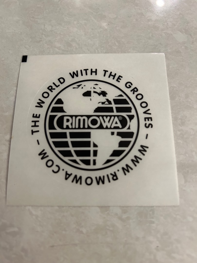 R Rimowa logo Rimowa logo Rimowa Metal logo logo Luggage Sticker Buy Rimowa  Inner logo Sticker A51