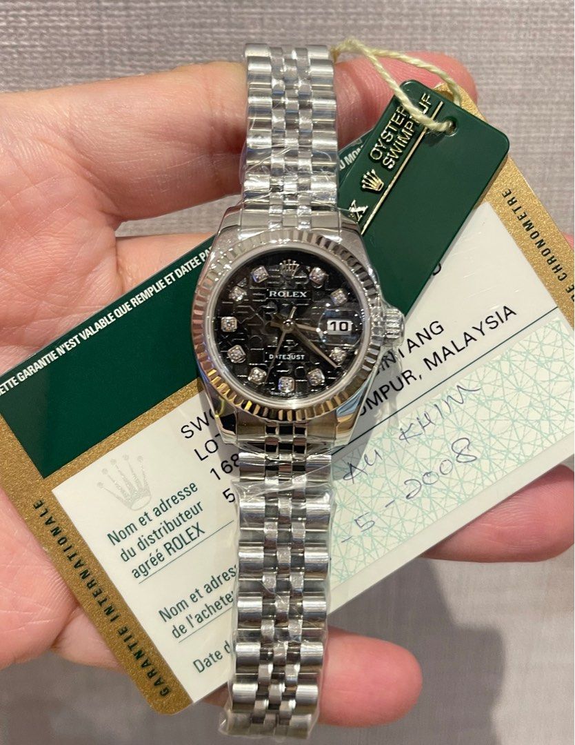 Rolex datejust 26 diamond sales