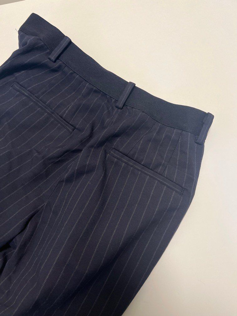 Uniqlo pinstripe trousers sales