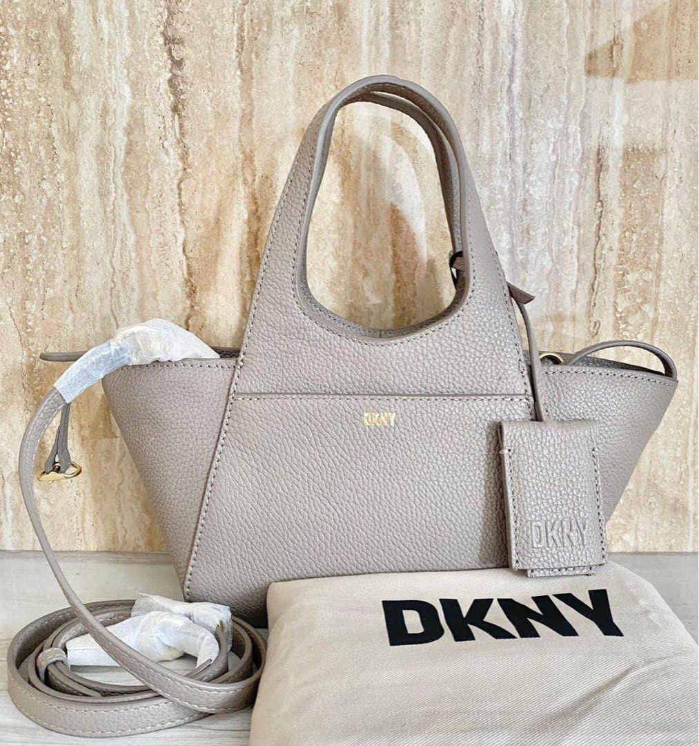 SALE DKNY Effortless Tote Grey Inc dustbag ori 1.4jt