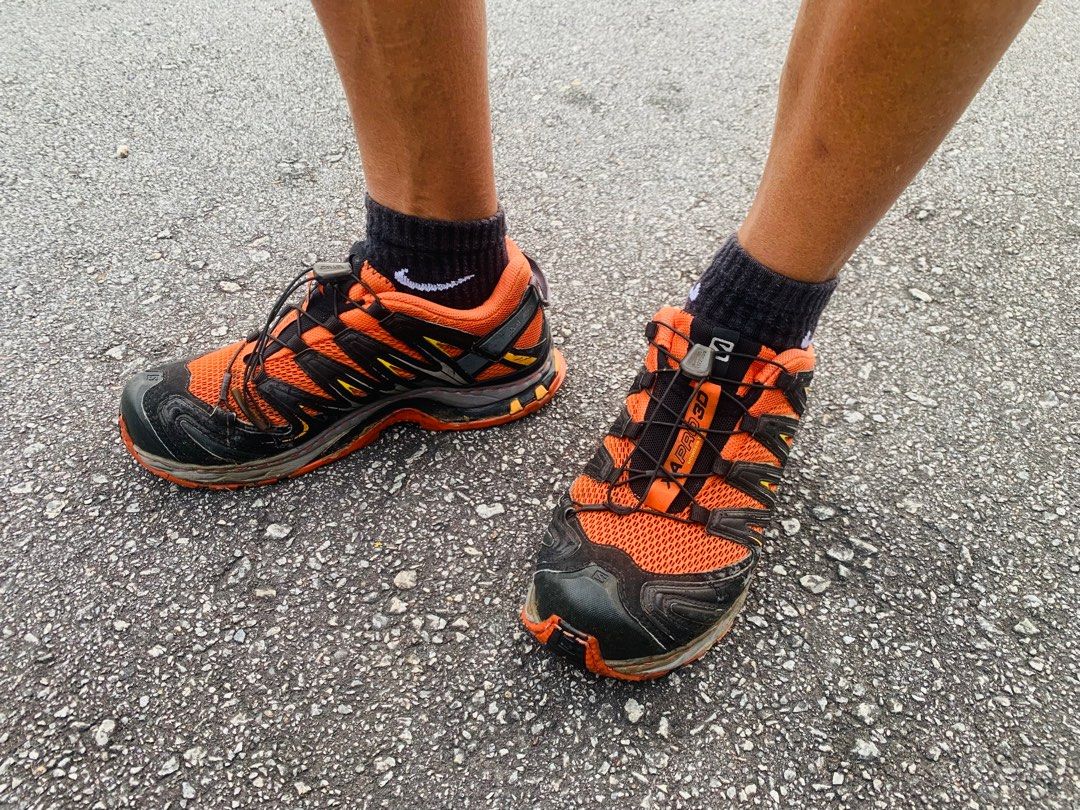 Salomon hiking shoes well used Men s Fashion Footwear Sneakers