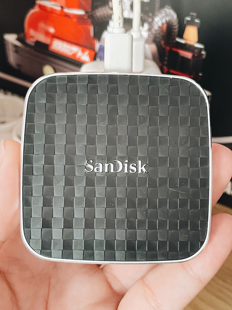 SanDisk HD Connect Wireless Media Drive 32GB - SDWS1-032G Wi-Fi Modem ...