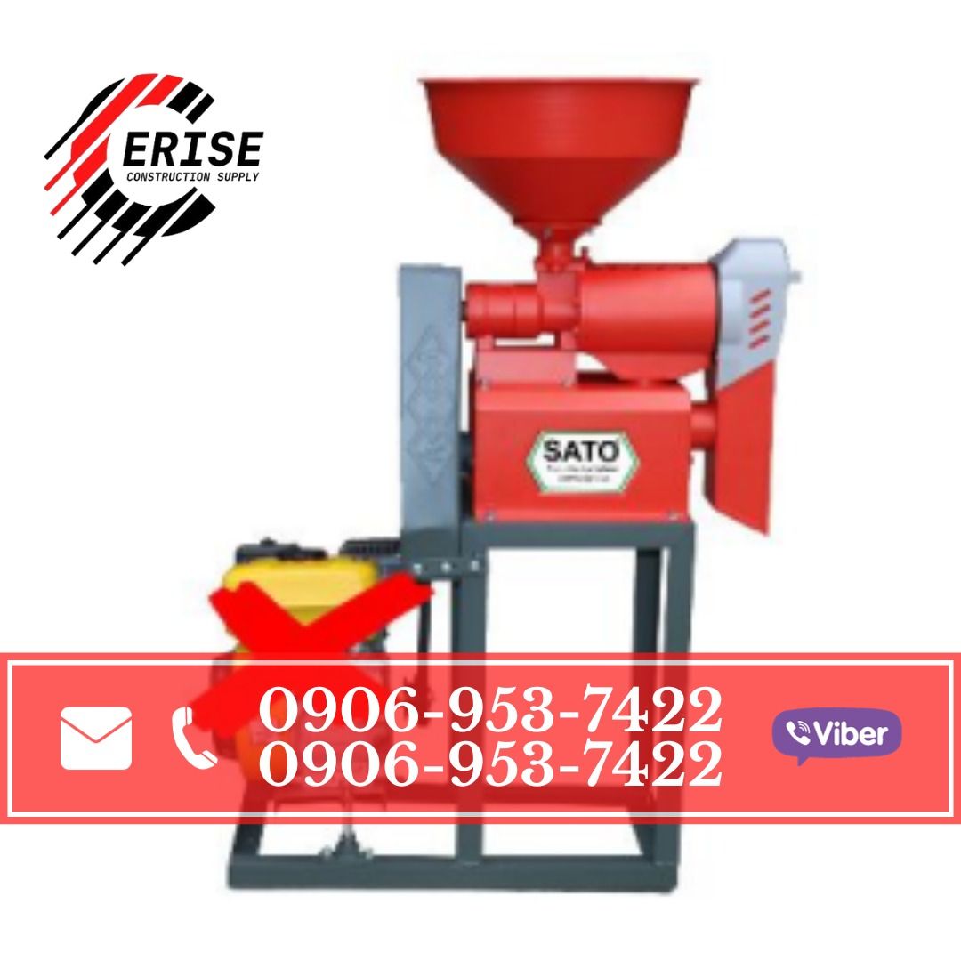 SATO Butterfly Rice Mill Machine, Commercial & Industrial, Construction ...