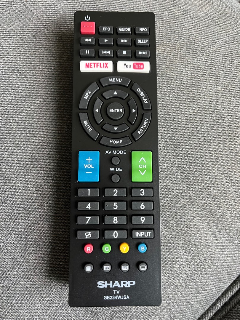 SHARP TV Remote Control, TV & Home Appliances, TV & Entertainment, TV ...