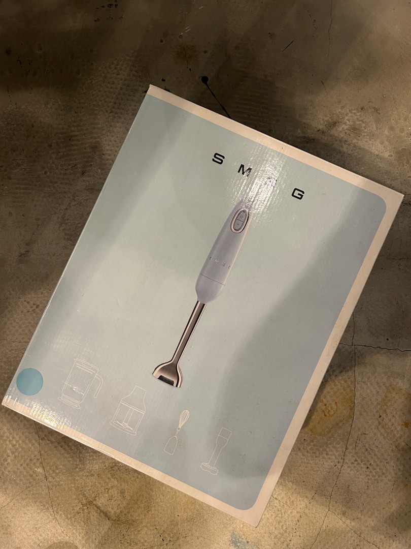 SMEG hand blender w/ set Blue Brand New, TV & Home Appliances
