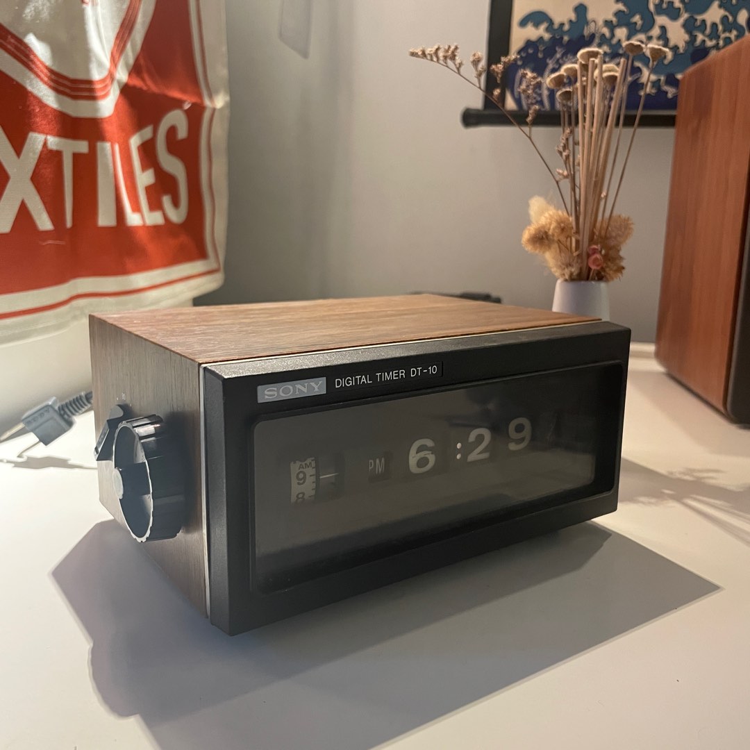 SONY ソニー DIGITAL TIMER デジタルタイマー DT-10 SONY デジタルタイマー DT-10 パタパタ時計【元箱付き 完動品