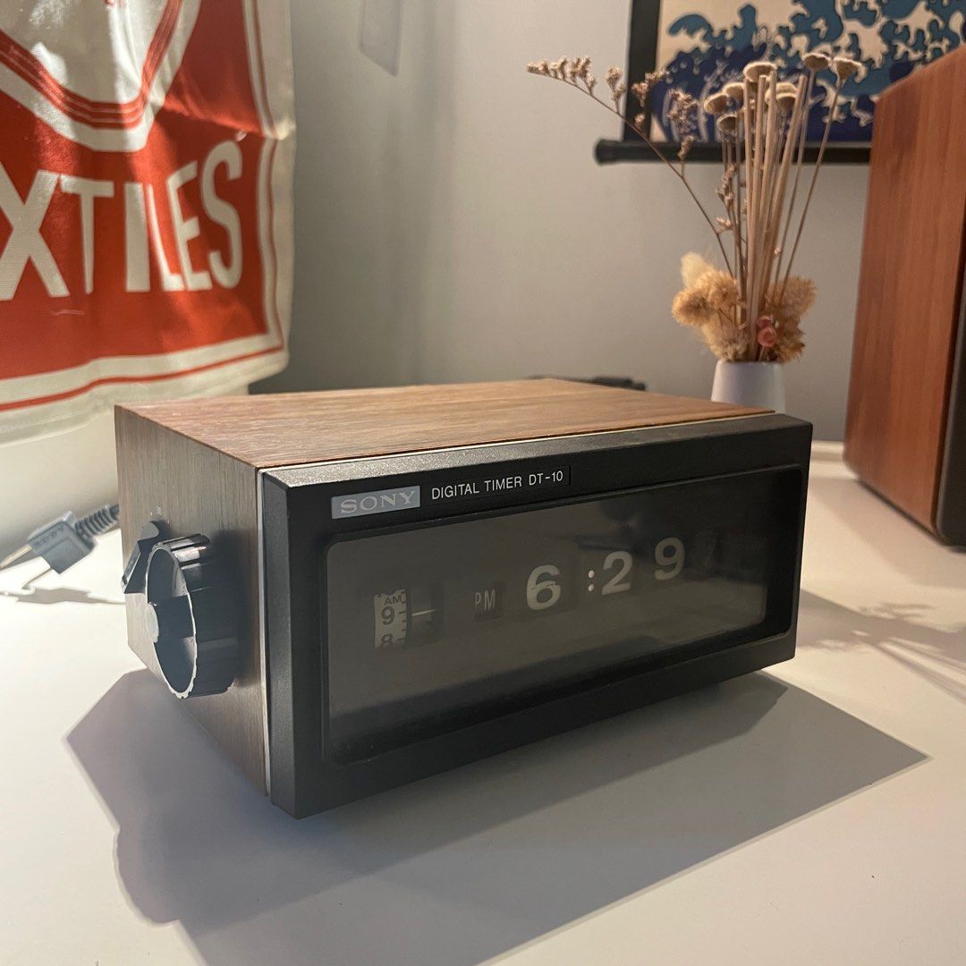 SONY ソニー DIGITAL TIMER デジタルタイマー DT-10 SONY デジタルタイマー DT-10 パタパタ時計【元箱付き 完動品