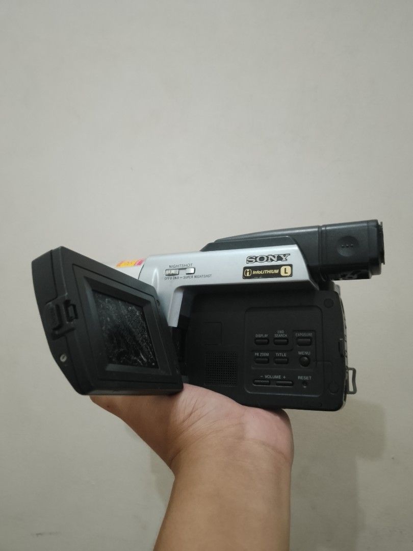 Carregador adaador de alimentação ca para sony DCR TRV110, trv120